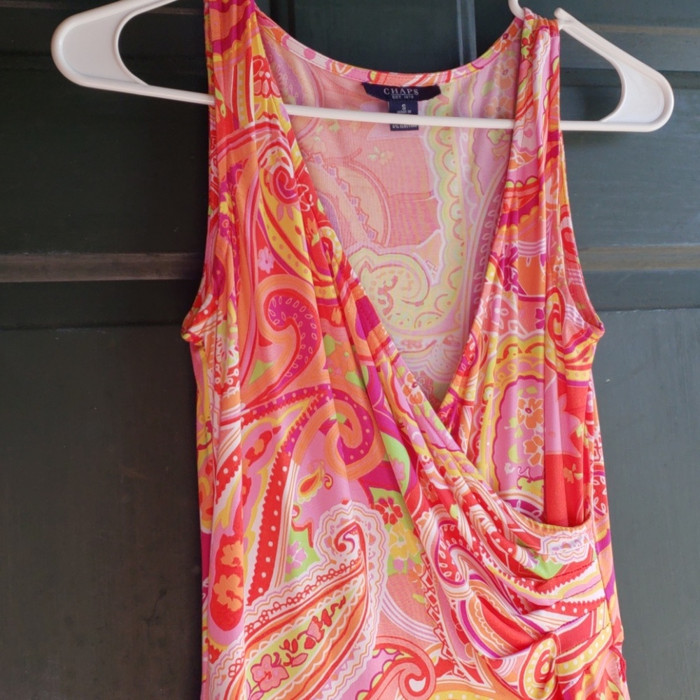 Chaps paisley dress